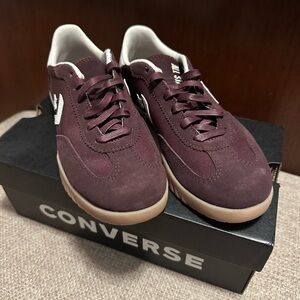 Converse Women's Burgundy Athletic Shoes